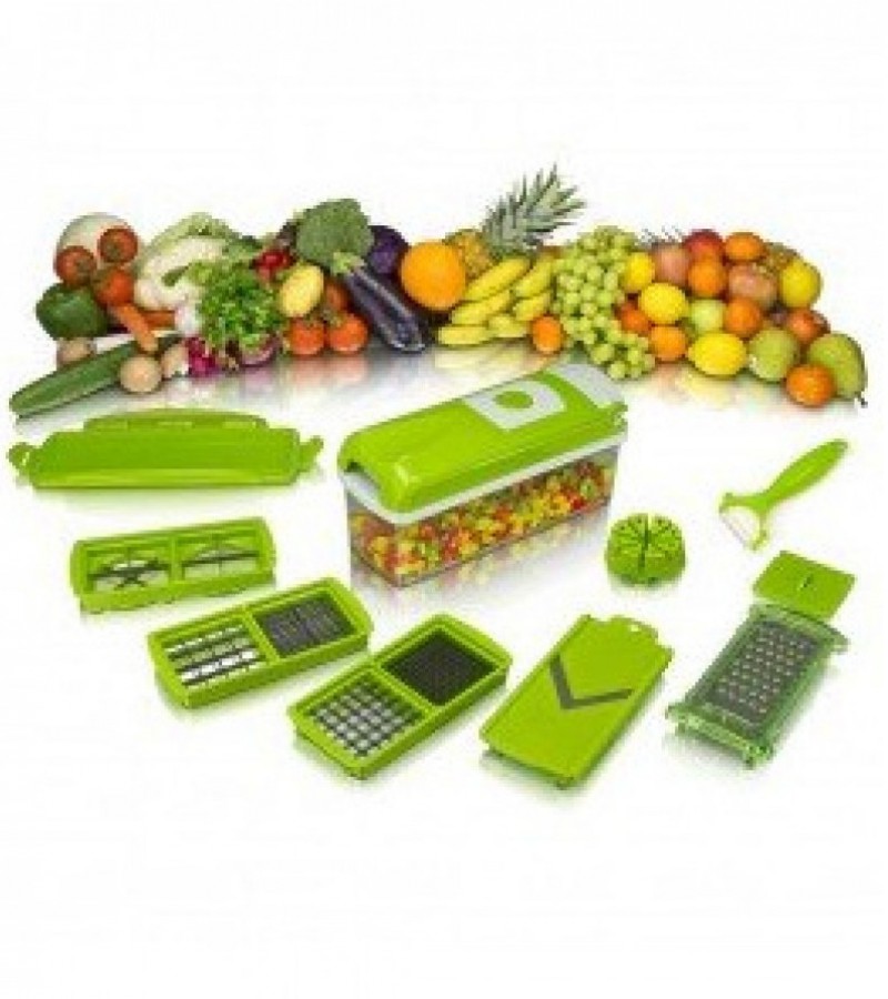 12 Pieces Nicer Dicer Plus Fruit & Vegetable Slicer