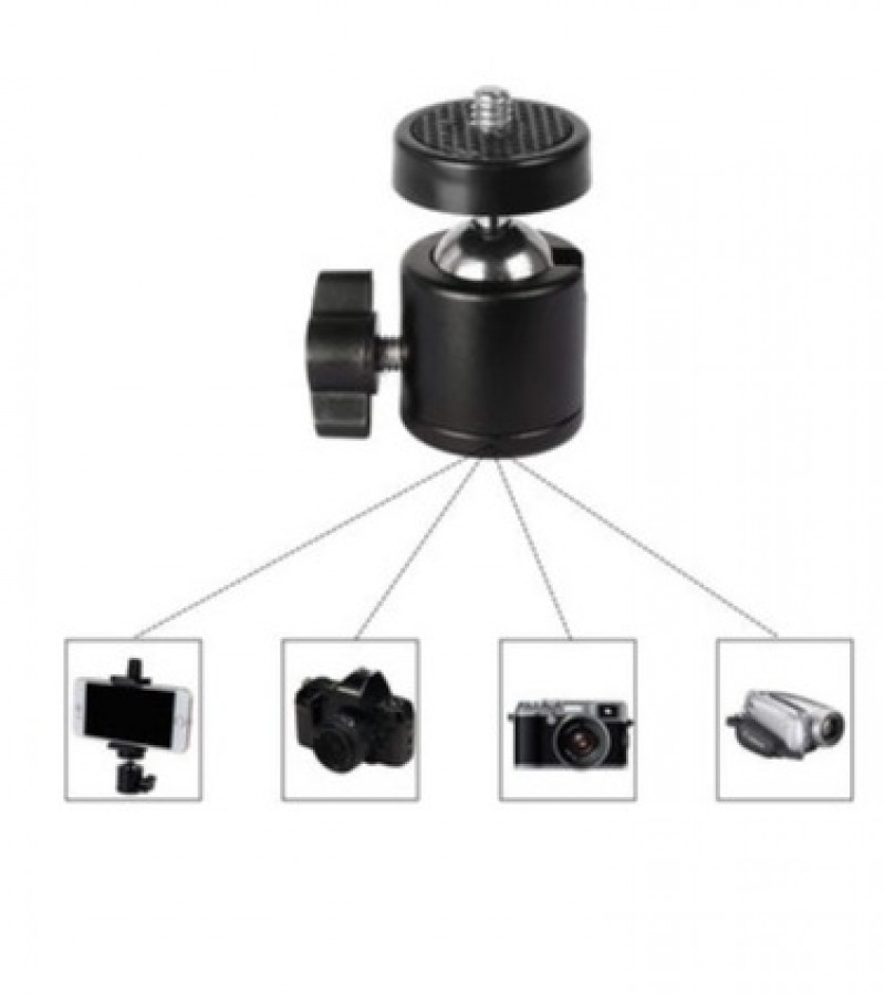 1/4 inch Metal Mini Ball Head Flash Bracket Holder Screw For Camera Tripod Hot Shoe