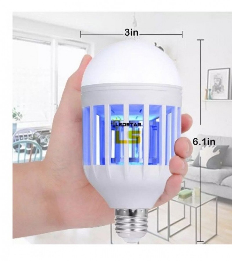 15W LED Mosquito Killer Bulbs Lamp Light Eco Mosquito Killer Household