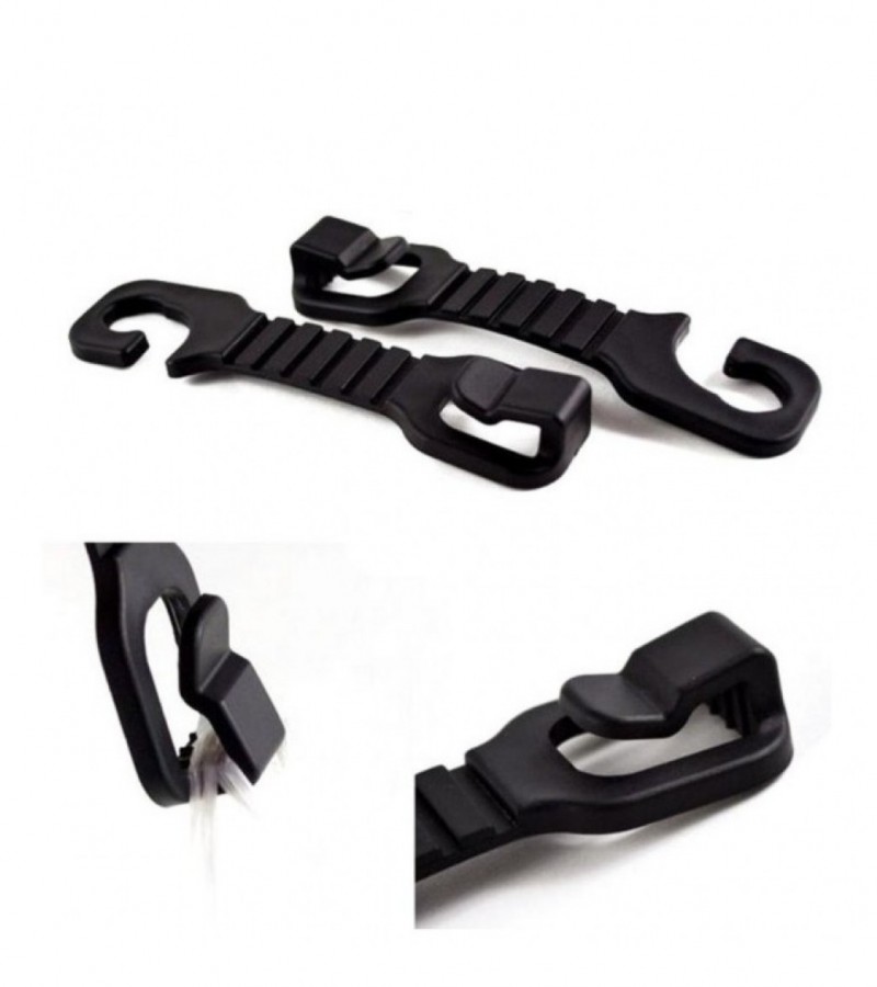 2 PCS Plastic Car Shopping Bag Holder Seat Hook Hanger