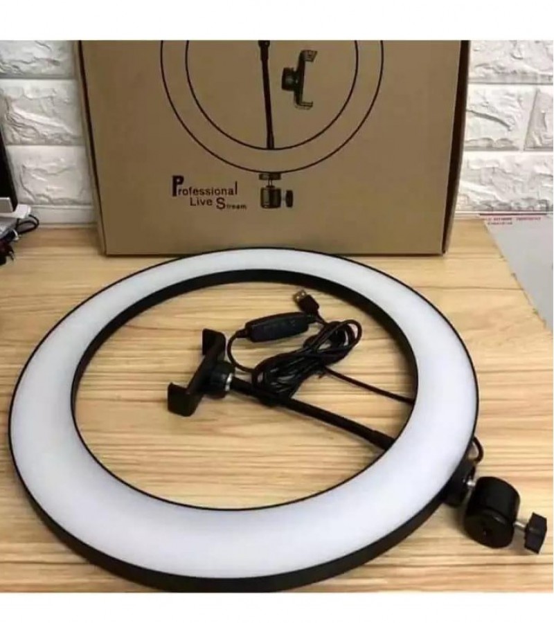 20CM LED STUDIO CAMERA RING LIGHT PHOTOGRAPHY (WITH HOLDER)