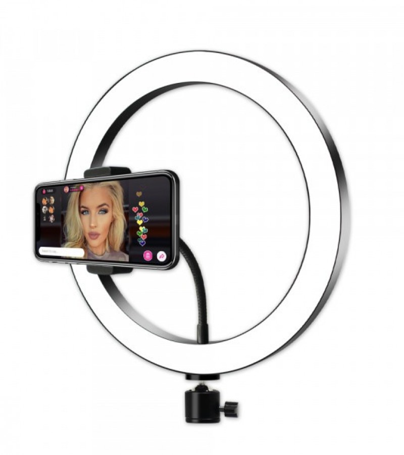 20CM LED STUDIO CAMERA RING LIGHT PHOTOGRAPHY (WITH HOLDER)