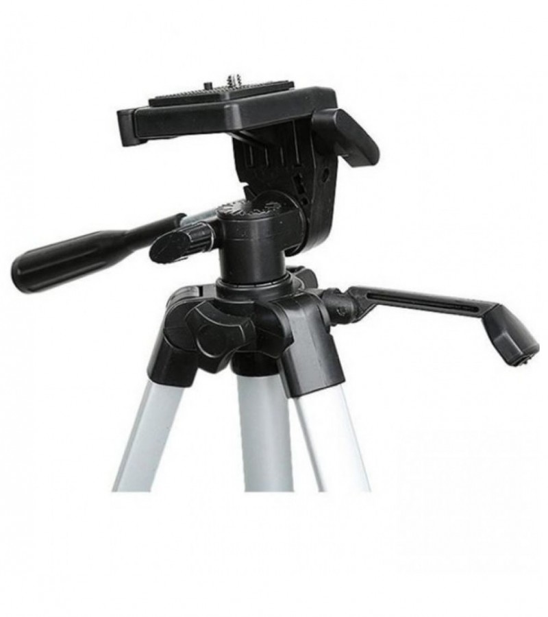 3110 Built In Level 3-Way Head & Aluminum Legs Tripod Stand