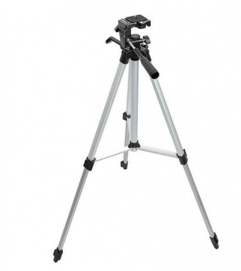 3110 Built In Level 3-Way Head & Aluminum Legs Tripod Stand