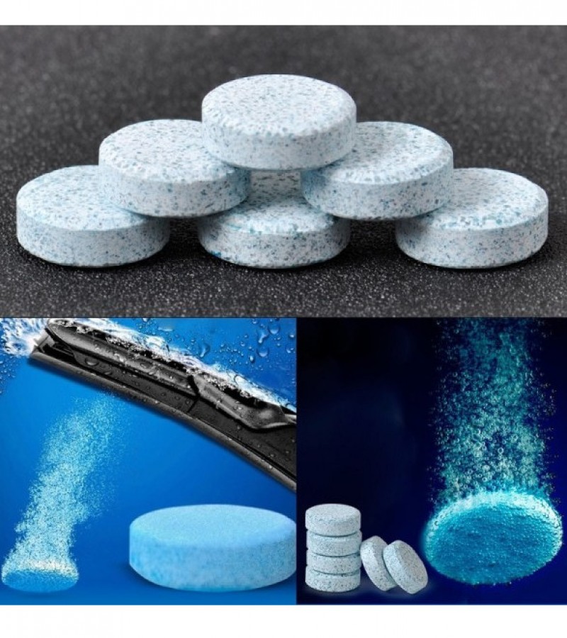 6 Pcs Auto Windscreen Cleaner Car Windscreen Cleaning Agent Pills