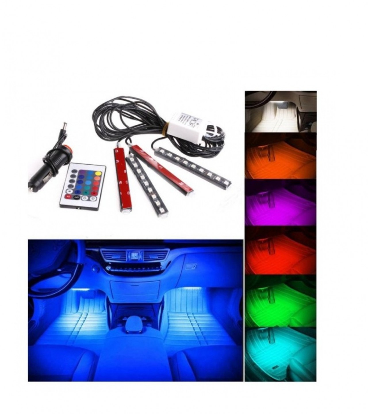 9 LED Neon Interior Light Atmosphere Light