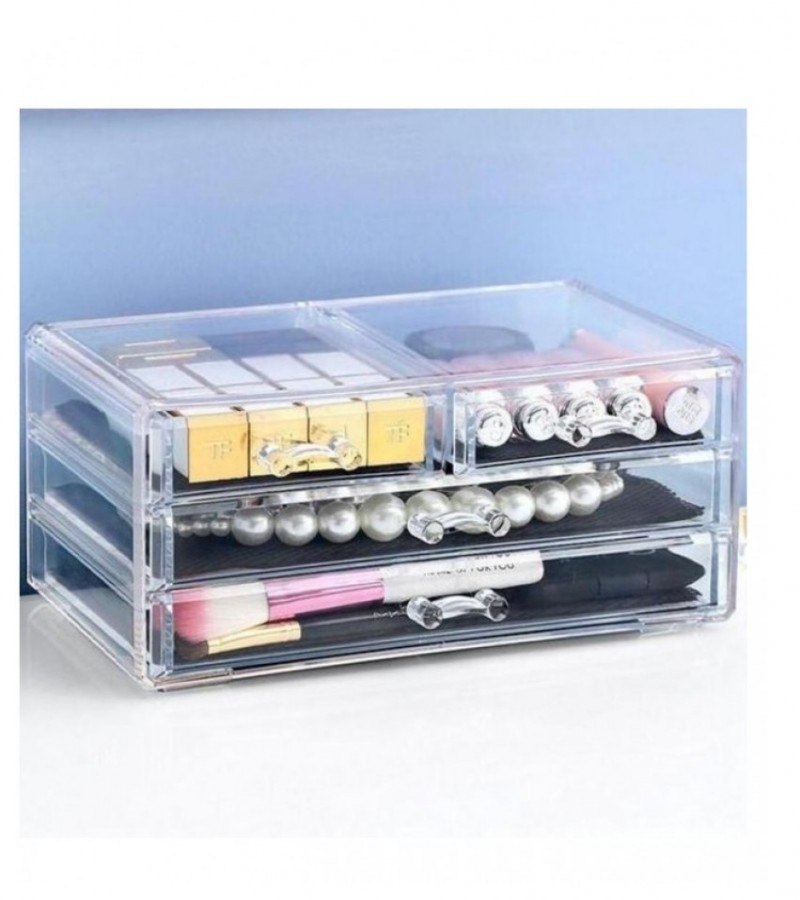 Acrylic Cosmetic Drawer For Make Up Rack & Jewelry Organizer
