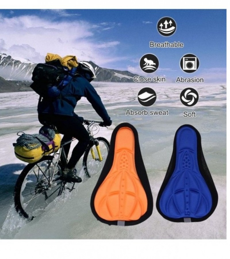 Bicycle Soft Silicone 3D Gel Pad Cushion Cover