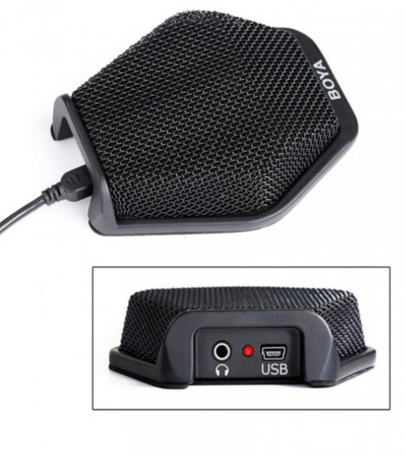 Boya BY-MC2 USB Desktop Conference Mic for Windows Mac Laptop for Business Meeting, Seminar, Speech