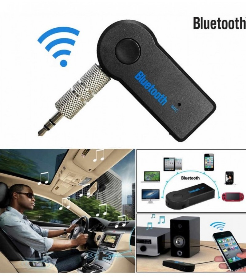 Car Bluetooth Receiver Adapter 3.5mm Aux Audio Stereo Music