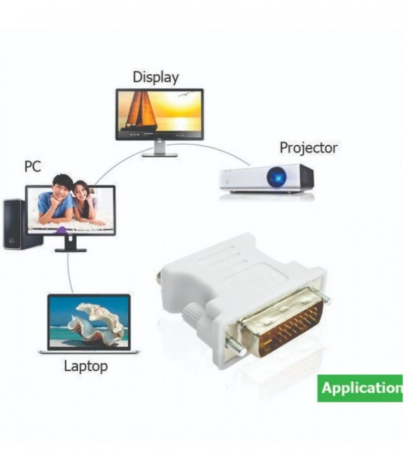 Dvi To Vga 24+5 Connector - High Resolution Of 2560x1600