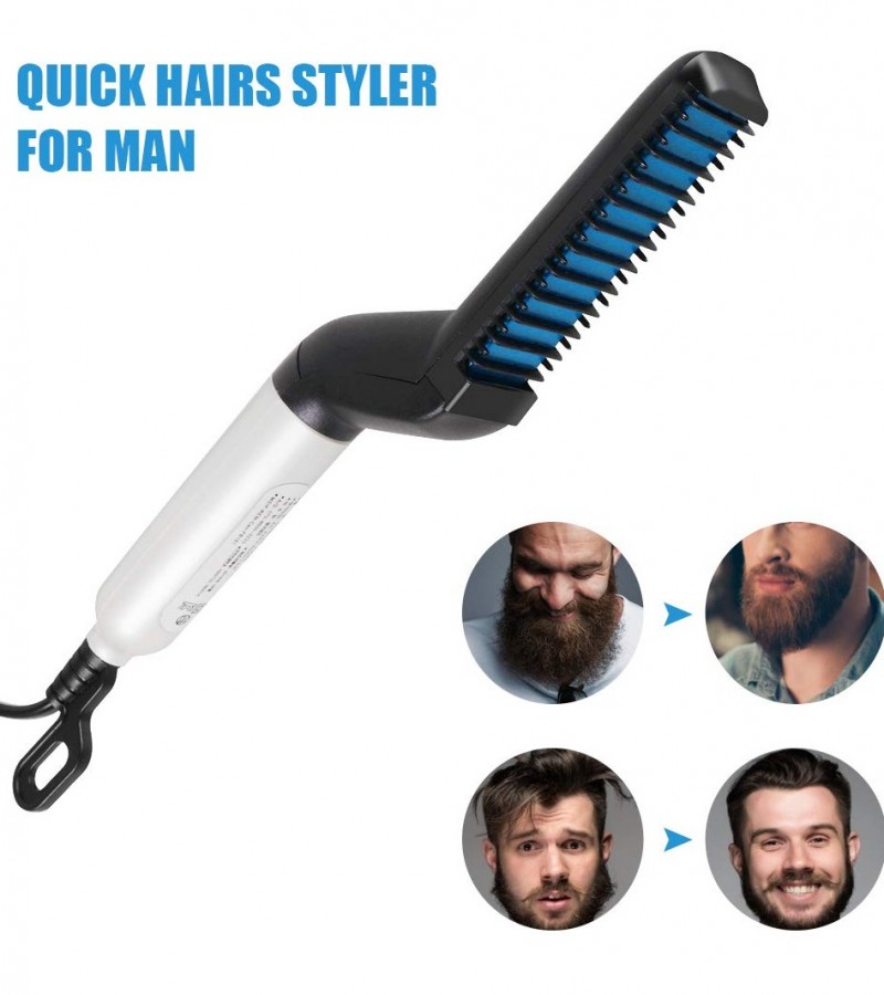 Hair & Beard Hair & Beard Straightener Brush Hair Comb Brush for men Brush Hair Comb Brush for men