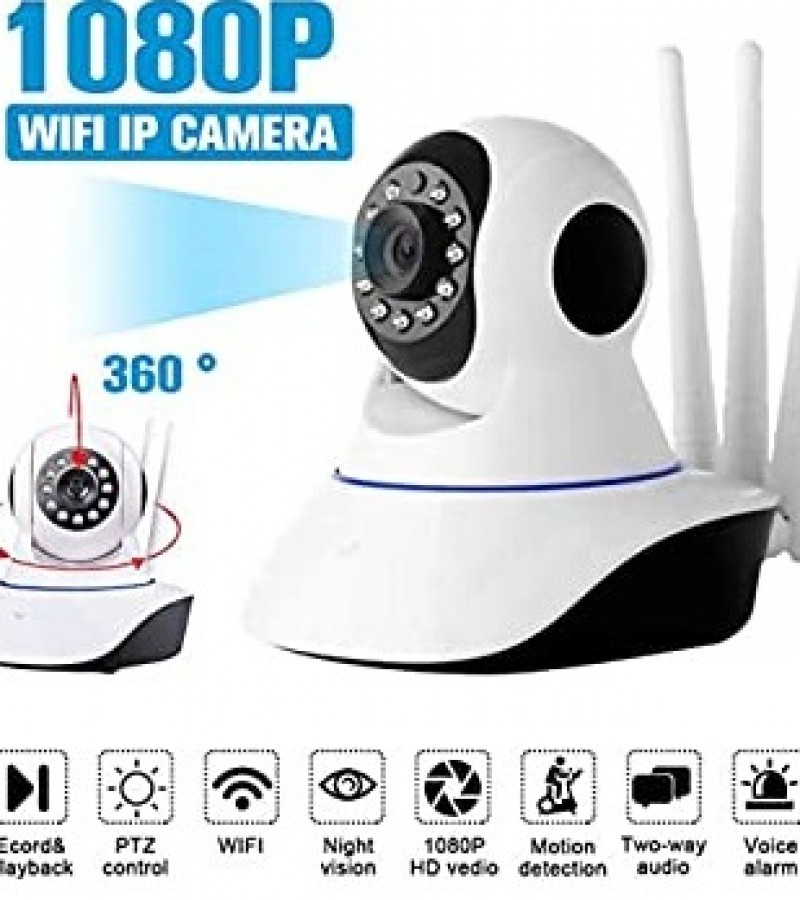 IP WIRELESS CAMERA 360 WITH 3 ANTENNA