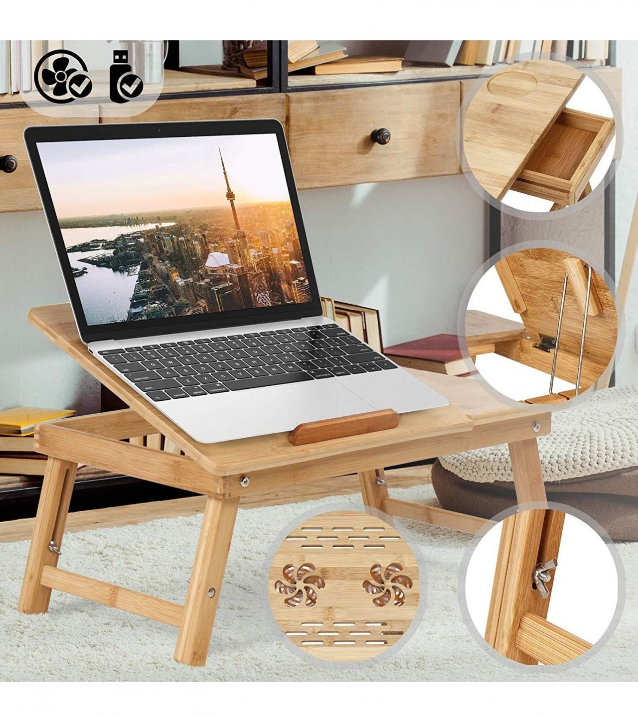 Laptop Table Wooden