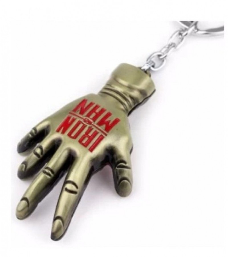 Marvel Comics The Avengers Superhero Iron Man Hand Key Chain