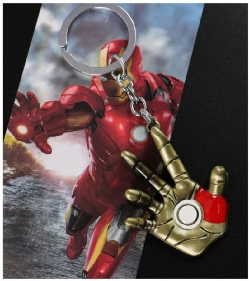 Marvel Comics The Avengers Superhero Iron Man Hand Key Chain