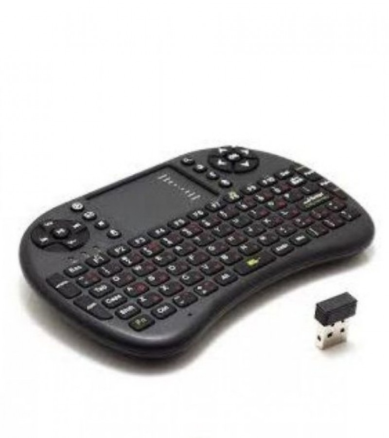 Mini Touch Pad Rf 500 Wireless Keyboard Mouse