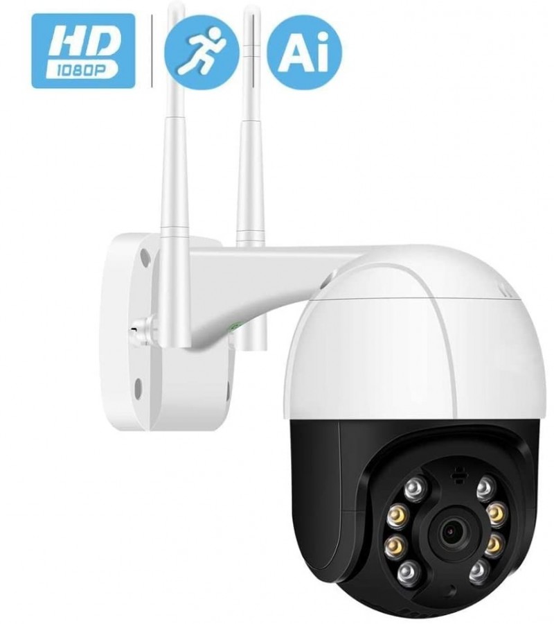 MINI WIFI PTZ DOME COLOR VISION MOTION DETECTION CAMERA 2MP 1080P HD