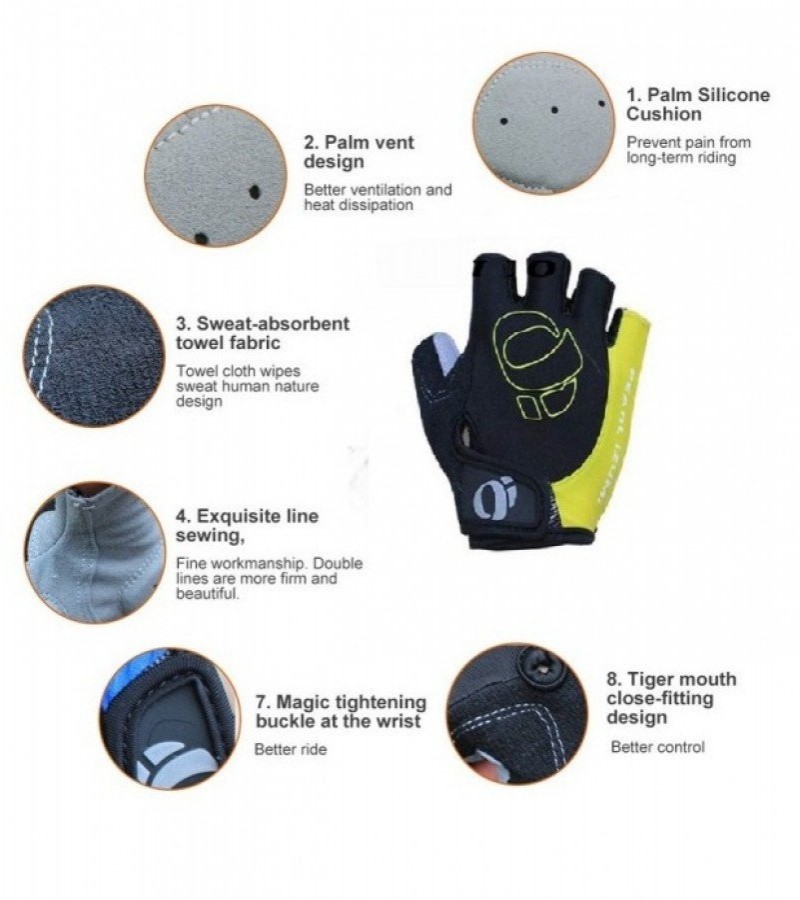 Non-Slip Half Finger Gloves For Bicycle