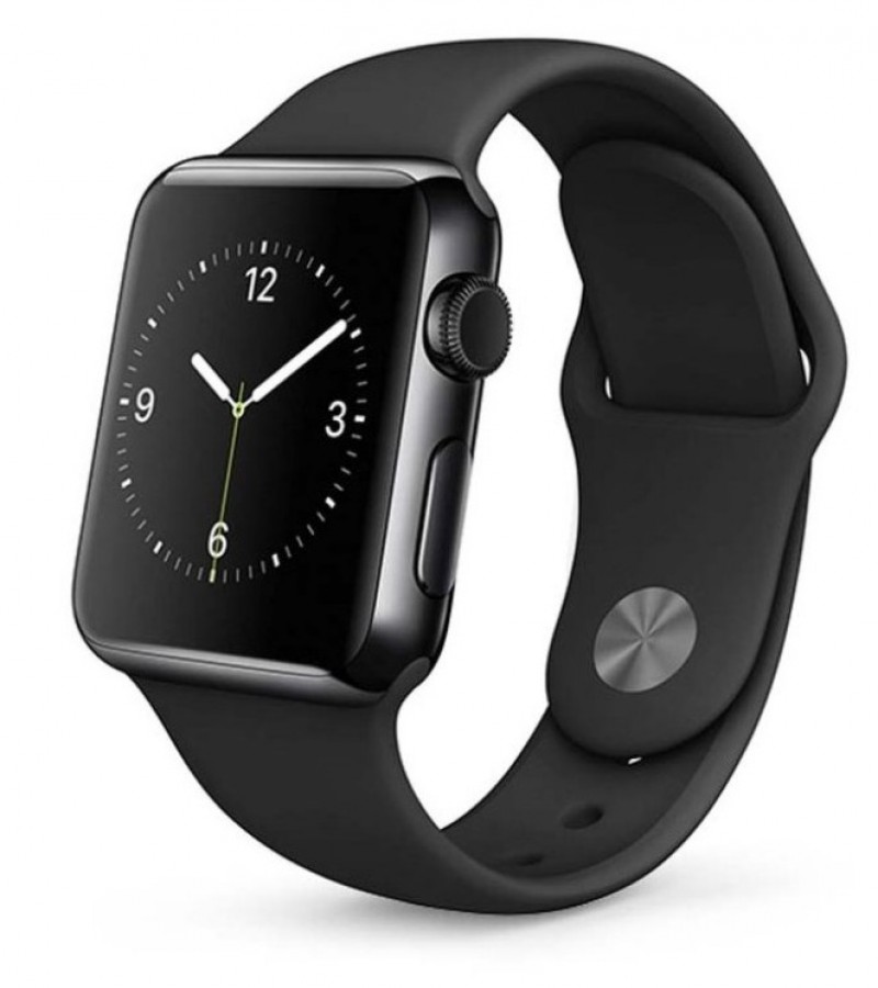 Smart Watch Black W08 With Gsm Slot And Bluetooth Connectivity For Ios And Android Smart Phones