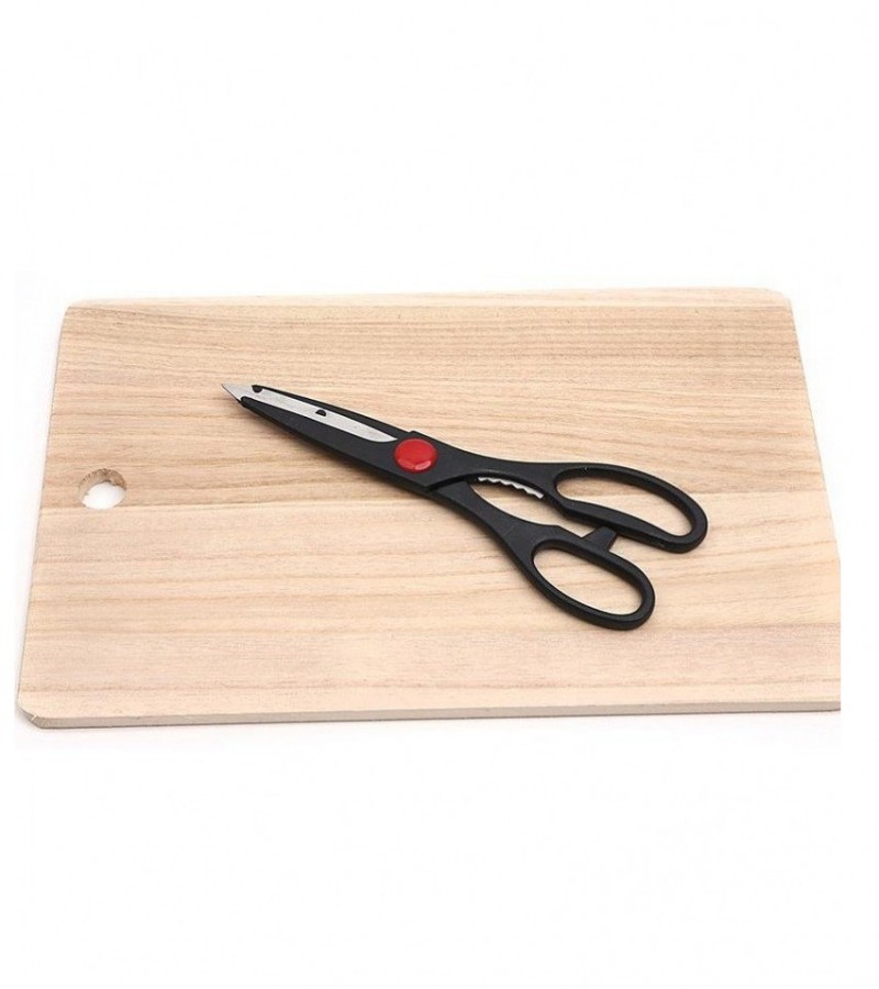 Steel Blade Knife Set With Cutting Board- 6pcs