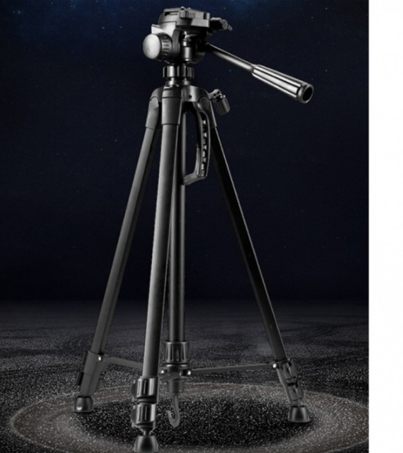 Weifeng Professional Camera Tripod Wt-3520 - Black